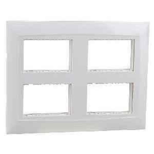 Legrand  Britzy 12 Module Plate With Base Frame , White